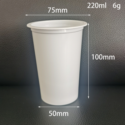 Cốc sữa chua Polystyrene bằng nhựa 500ml 250G 7,5 * 10cm có in