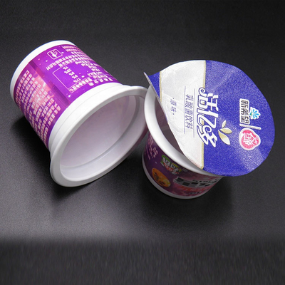 100ml cốc nhựa thực phẩm cốc nhựa cốc sữa chua có nắp đậy cốc tráng miệng bằng nhựa