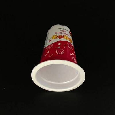 Thực phẩm loại 11oz cốc sữa chua bằng nhựa 320ml có nắp nhôm