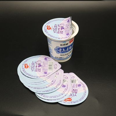 38mic 7.4cm giấy bạc Nắp sữa chua có thể tái chế chống axit cho cốc nhựa giữ được độ tươi