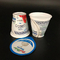 Tách sữa chua bằng nhựa có nhãn co lại 5,7oz 170ml Khả năng chống sương giá dùng một lần