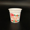 Hộp đựng kem 125ml có nắp đậy bằng giấy bạc cốc sữa chua nhựa