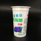150g PP Ly kem sữa chua bằng nhựa có nắp đậy bằng giấy bạc